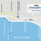 Howard Johnson Resort Sanya Bay. Карта